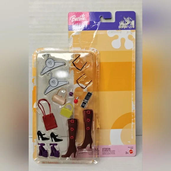 Barbie Bonanza Shoe And Accessories Mattel 2003 # C1178, C3341 Vintage Barbie - Picture 2 of 16